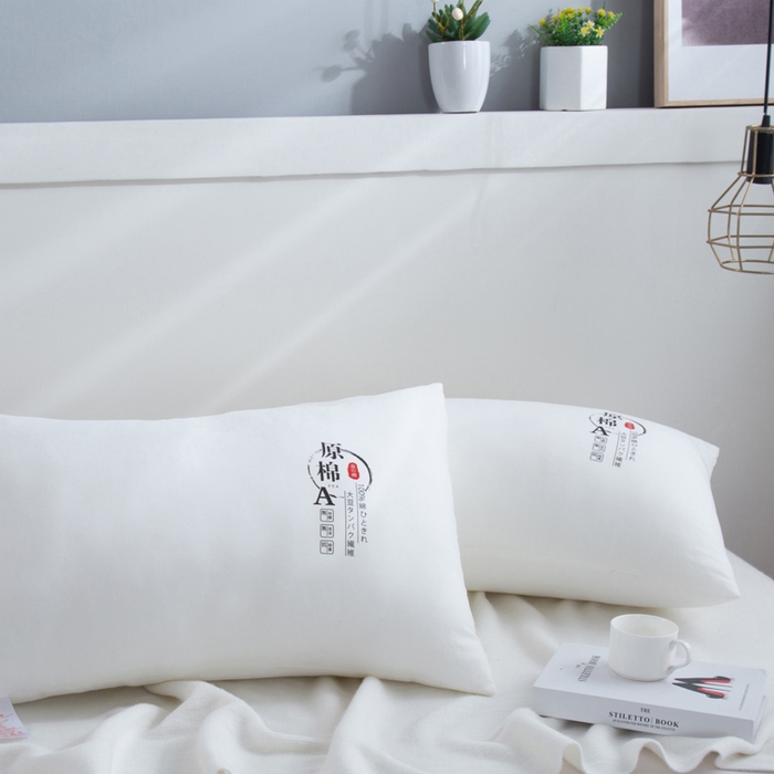 91家纺网 家纺一手货源 找家纺 （总）幸运草 2025新款日式原棉超柔枕芯 压不扁慢回弹酒店枕头