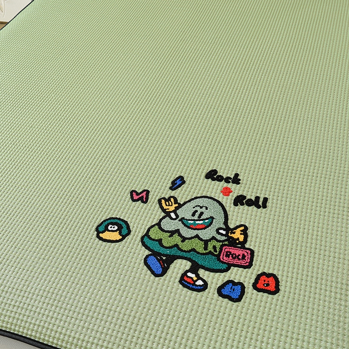 91家纺网 家纺一手货源 找家纺 炫拼  2025新款A类凉豆豆华夫格卡通绣花床笠款三件套 最靓的树