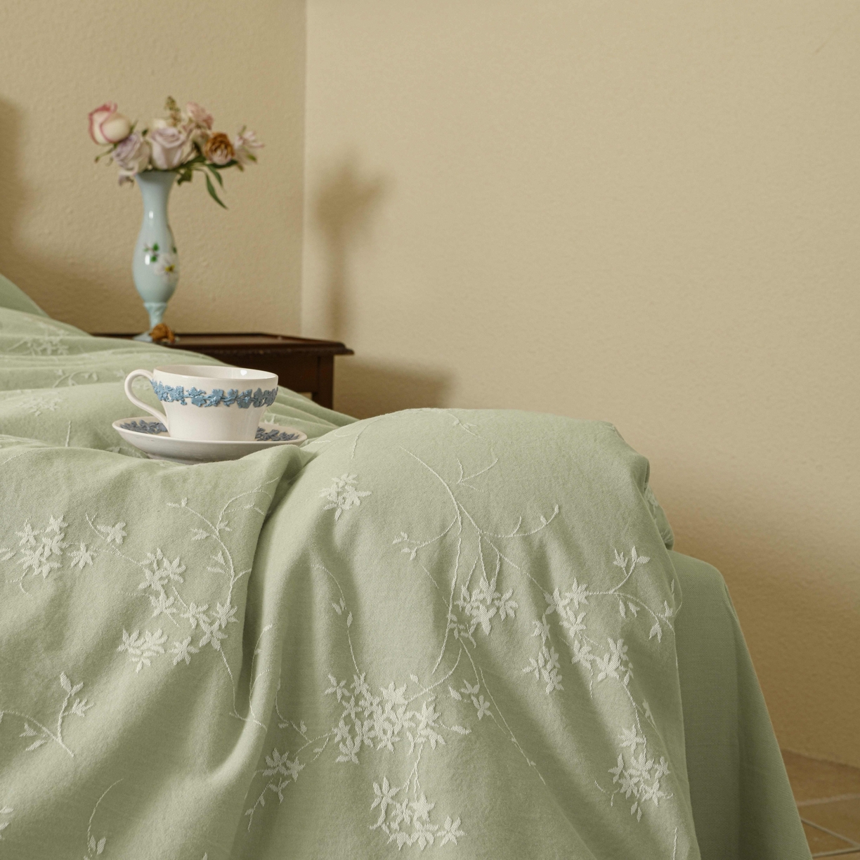 91家纺网 家纺一手货源 找家纺 （总）云上 2025全棉提花床品系列·风铃