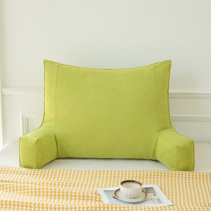 91家纺网 家纺一手货源 找家纺 一兰家纺 2025新款单人床头靠垫护腰靠背靠枕大抱枕抱抱靠 抱抱靠-青草色