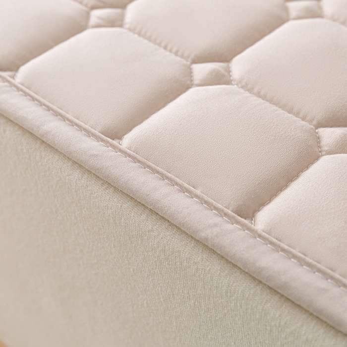 91家纺网 家纺一手货源 找家纺 欧邦 2025春夏新款四季款无印风纯色水洗棉床褥榻榻米床垫 床垫-卡其