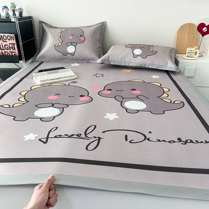 倾慕家纺 800D数码大版冰丝凉席 对对龙