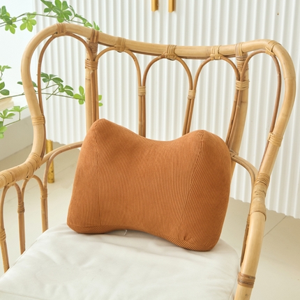 91家纺网 家纺一手货源 找家纺 （总）囍莱家纺 2025新款立体蝴蝶结灯芯绒靠枕