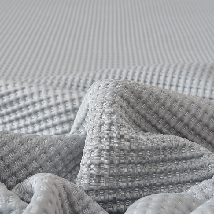 91家纺网 家纺一手货源 找家纺 炫拼  2025新款A类凉豆豆华夫格卡通绣花床笠款三件套 爱吃鱼的猫