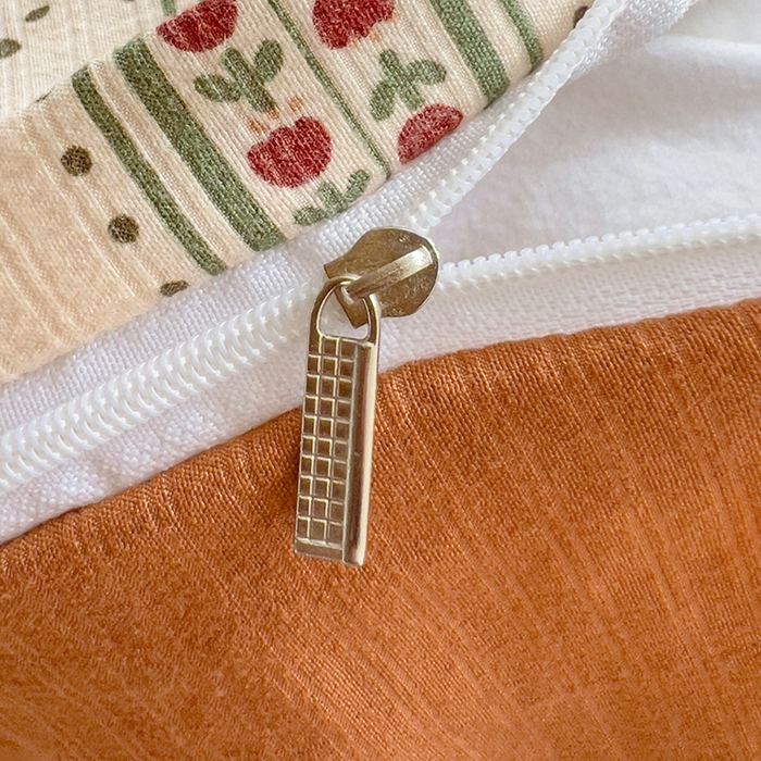 91家纺网 家纺一手货源 找家纺 王朝国际 2025新款直播热款有氧提花有氧双层纱碎花单被套 可可庄园