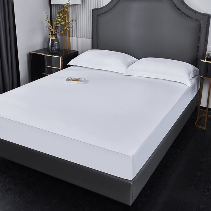 91家纺网 家纺一手货源 找家纺 （总）罗菲尼酒店用品 2025新款全棉高支高密贡缎喷气酒店单床笠