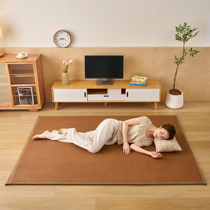 91家纺网 家纺一手货源 找家纺 （总）畅畅家纺 2025新款多功能亲肤舒适凉感冰藤床垫藤席地垫（厚度1.5cm）