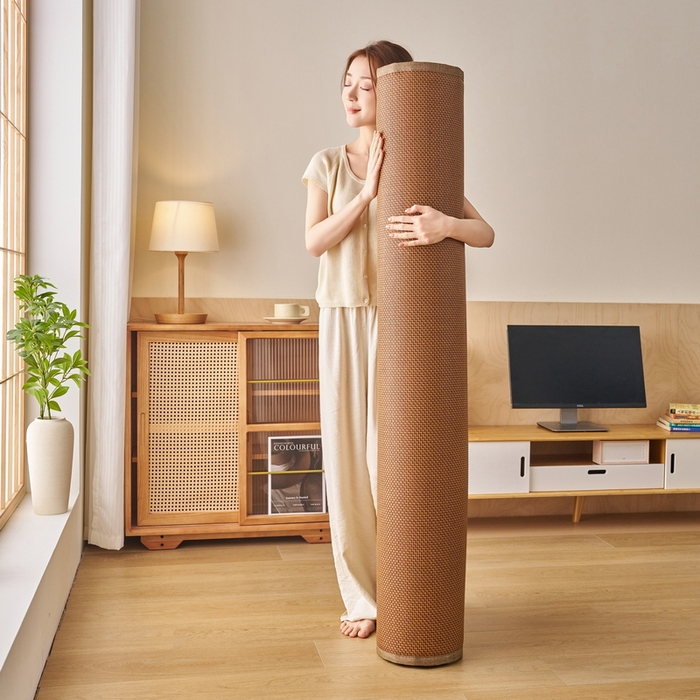 91家纺网 家纺一手货源 找家纺 （总）畅畅家纺 2025新款多功能亲肤舒适凉感冰藤床垫藤席地垫（厚度1.5cm）