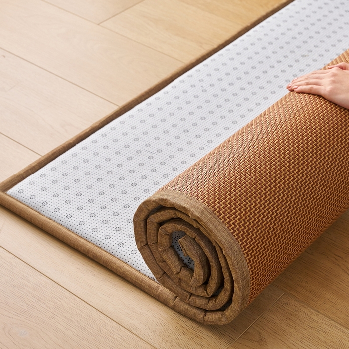 91家纺网 家纺一手货源 找家纺 畅畅家纺 2025新款多功能亲肤舒适凉感冰藤床垫藤席地垫（厚度1.5cm） 节节高