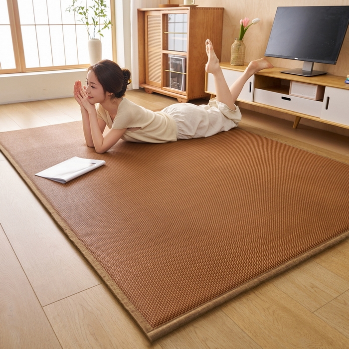 91家纺网 家纺一手货源 找家纺 畅畅家纺 2025新款多功能亲肤舒适凉感冰藤床垫藤席地垫（厚度1.5cm） 节节高