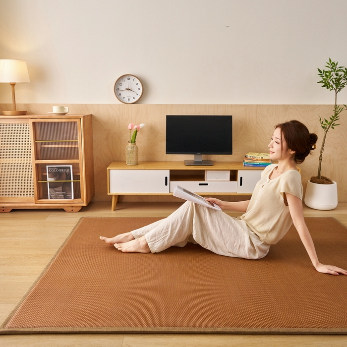 91家纺网 家纺一手货源 找家纺 畅畅家纺 2025新款多功能亲肤舒适凉感冰藤床垫藤席地垫（厚度1.5cm） 节节高