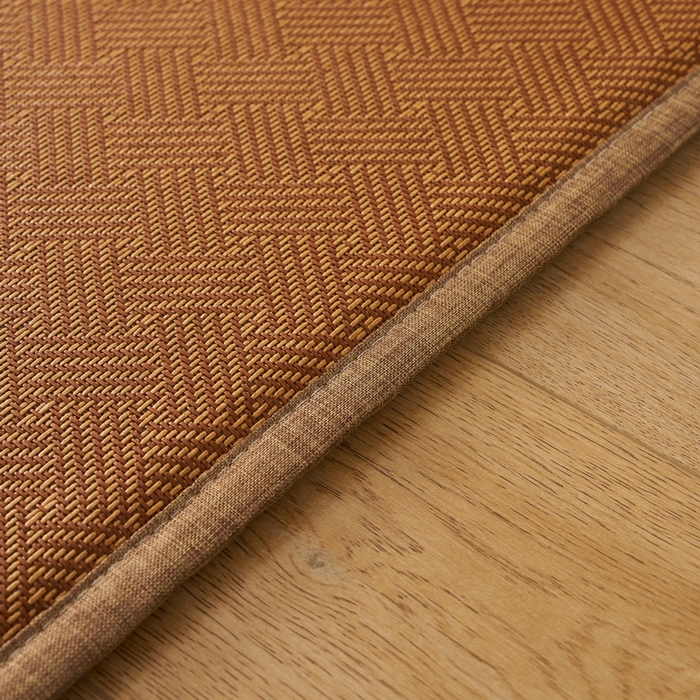 91家纺网 家纺一手货源 找家纺 畅畅家纺 2025新款多功能亲肤舒适凉感冰藤床垫藤席地垫（厚度1.5cm） 经典方格