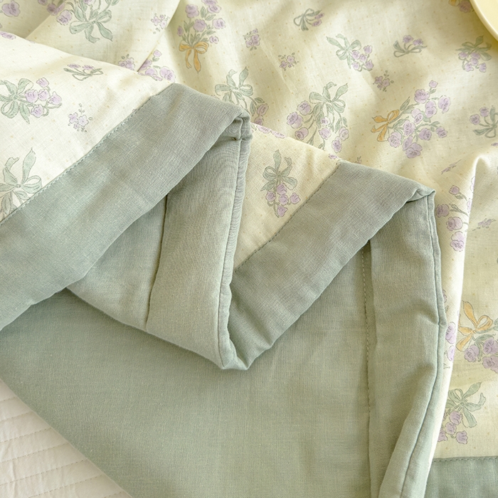 91家纺网 家纺一手货源 找家纺 睡棉坊 2025新款全棉有氧双层纱夏凉被空调被百分百纯棉被芯被子 海德花园