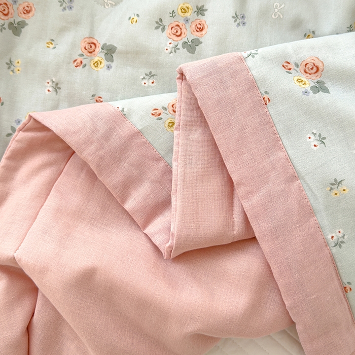 91家纺网 家纺一手货源 找家纺 睡棉坊 2025新款全棉有氧双层纱夏凉被空调被百分百纯棉被芯被子 露娜