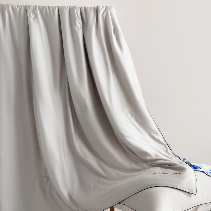 91家纺网 家纺一手货源 找家纺 桂雅居 2025新款100支奥地利进口莱赛尔夏被被子被芯 冰川灰