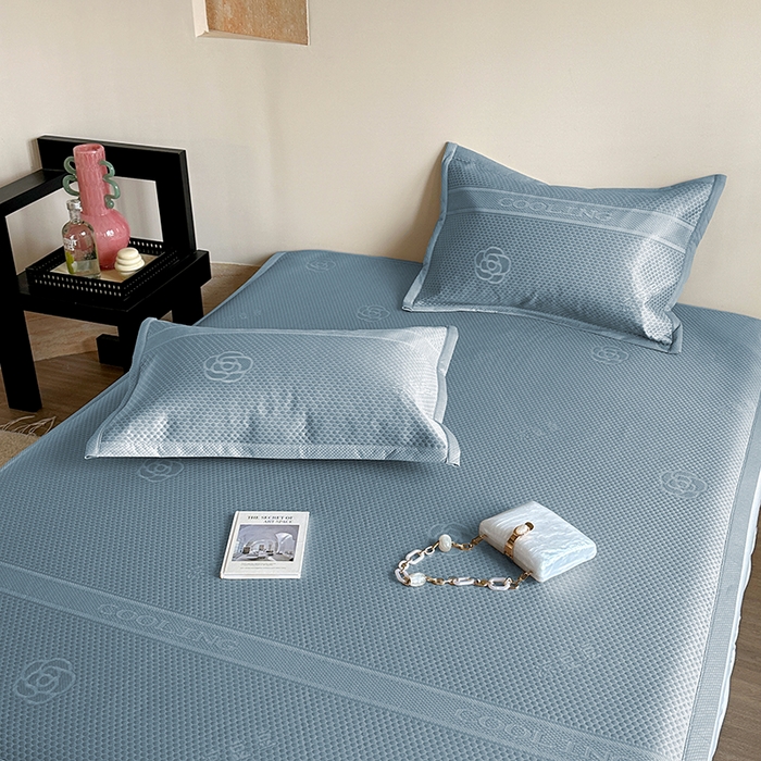 凉百百 2025新款3D豆豆凉席系列-瑰夏 瑰夏-蓝