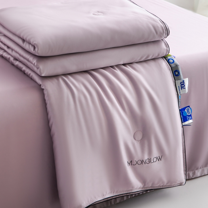 91家纺网 家纺一手货源 找家纺 桂雅居 2025新款100支奥地利进口莱赛尔夏被被子被芯 皓月紫