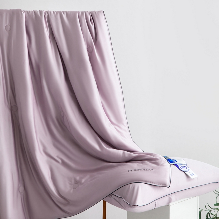 91家纺网 家纺一手货源 找家纺 桂雅居 2025新款100支奥地利进口莱赛尔夏被被子被芯 皓月紫