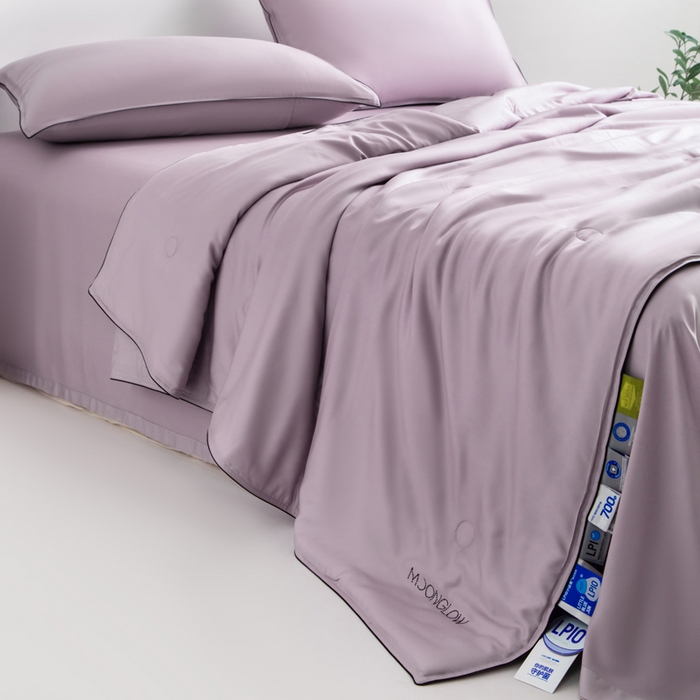 91家纺网 家纺一手货源 找家纺 桂雅居 2025新款100支奥地利进口莱赛尔夏被被子被芯 皓月紫