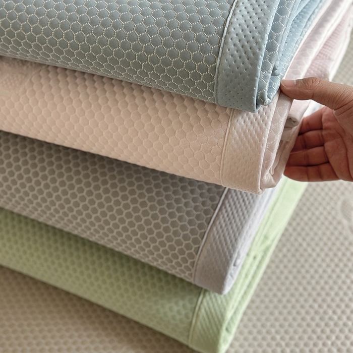 91家纺网 家纺一手货源 找家纺 （总）凉百百 2025新款3D豆豆凉席系列-瑰夏