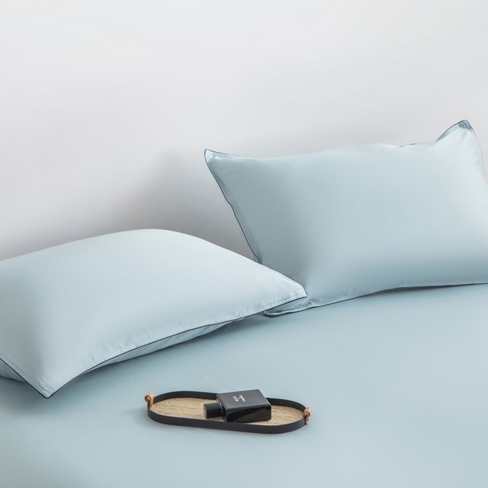 91家纺网 家纺一手货源 找家纺 桂雅居 2025新款100支奥地利进口莱赛尔夏被被子被芯 天空蓝