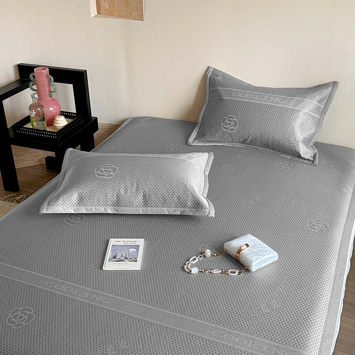 凉百百 2025新款3D豆豆凉席系列-瑰夏 瑰夏-灰