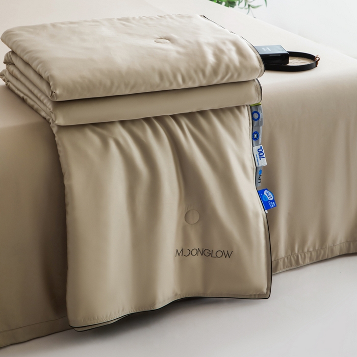 91家纺网 家纺一手货源 找家纺 桂雅居 2025新款100支奥地利进口莱赛尔夏被被子被芯 香槟色