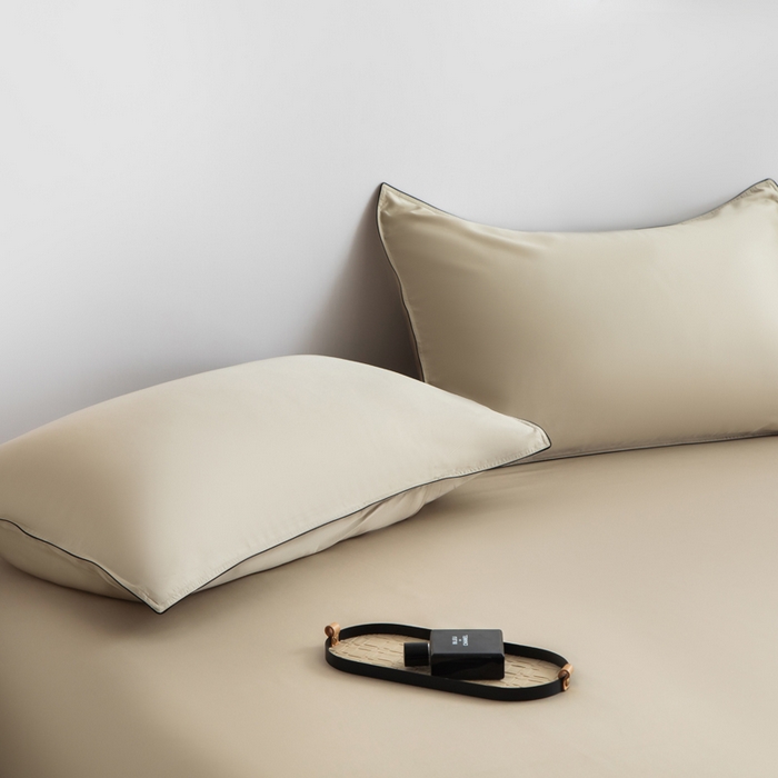 91家纺网 家纺一手货源 找家纺 桂雅居 2025新款100支奥地利进口莱赛尔夏被被子被芯 香槟色