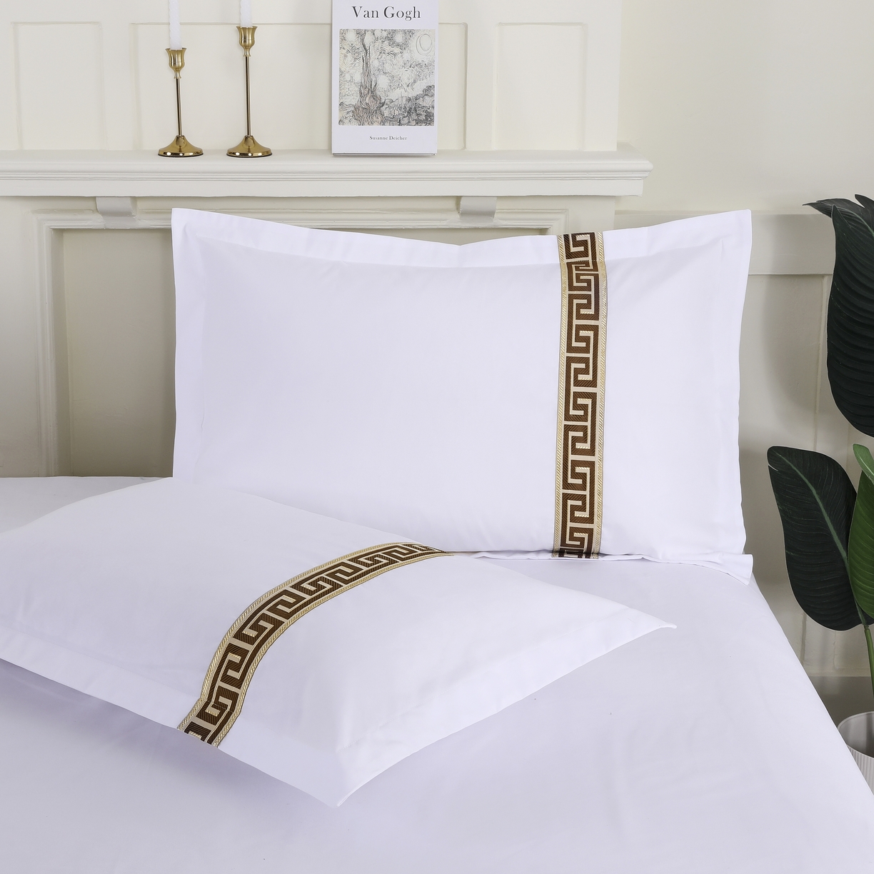 91家纺网 家纺一手货源 找家纺 三俏家纺 2025年酒店布草 磨毛高仿棉星级酒店宾馆民宿磨毛纯白三件套四件套100克平纹款 复古咖