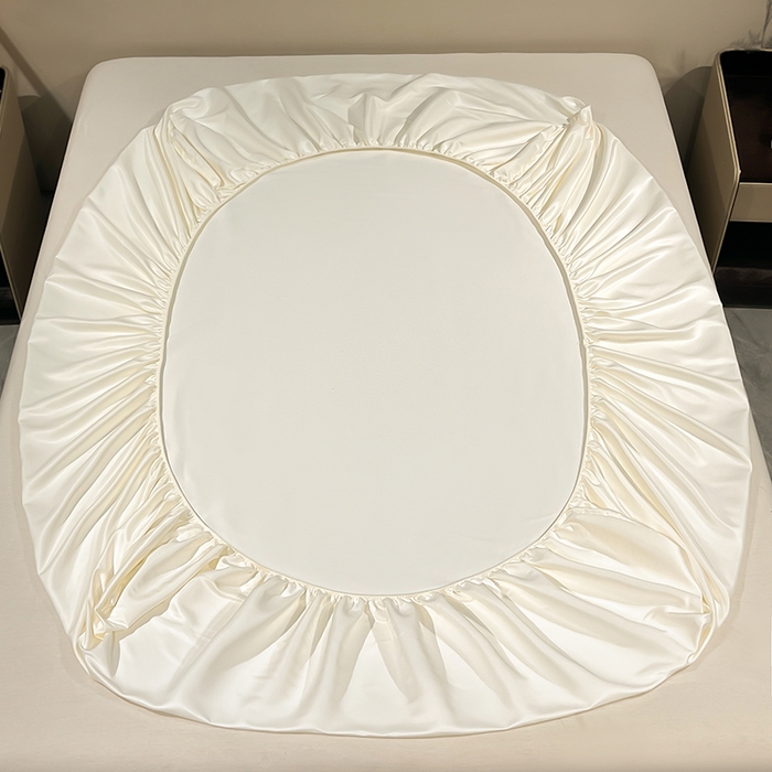 91家纺网 家纺一手货源 找家纺 露梦家纺 2025外贸内销跨境电商亚马逊速卖通单床笠三件套欧美尺寸多多跨境平台TEMU SHEIN笠高30cm 极简-本白