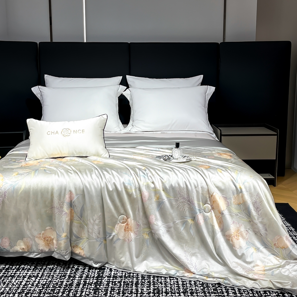 91家纺网 家纺一手货源 找家纺 （总）小芽家居 2025新款水光缎臻享夏被夏凉被空调被