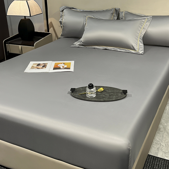 91家纺网 家纺一手货源 找家纺 露梦家纺 2025外贸内销跨境电商亚马逊速卖通单床笠三件套欧美尺寸多多跨境平台TEMU SHEIN笠高30cm 极简-深灰