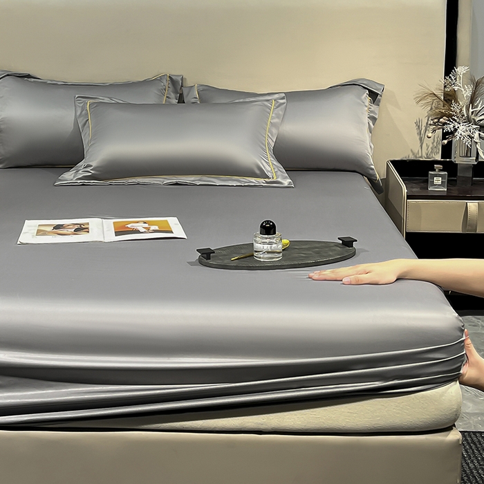 91家纺网 家纺一手货源 找家纺 露梦家纺 2025外贸内销跨境电商亚马逊速卖通单床笠三件套欧美尺寸多多跨境平台TEMU SHEIN笠高30cm 极简-深灰