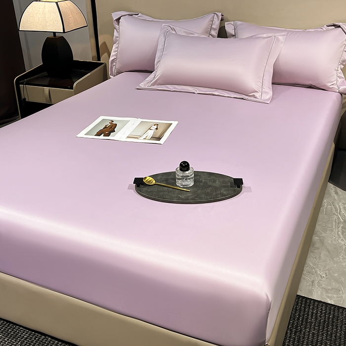 91家纺网 家纺一手货源 找家纺 露梦家纺 2025外贸内销跨境电商亚马逊速卖通单床笠三件套欧美尺寸多多跨境平台TEMU SHEIN笠高30cm 极简-香紫