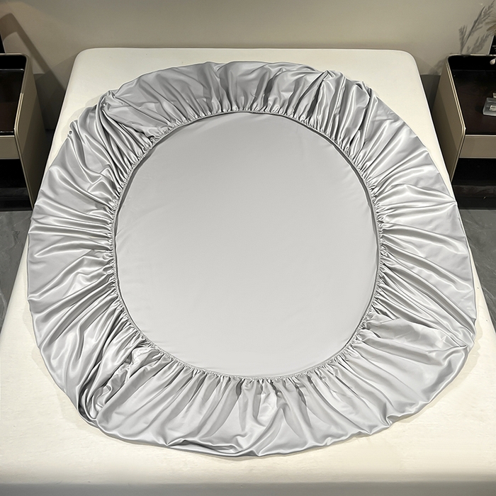 91家纺网 家纺一手货源 找家纺 露梦家纺 2025外贸内销跨境电商亚马逊速卖通单床笠三件套欧美尺寸多多跨境平台TEMU SHEIN笠高30cm 极简-浅灰