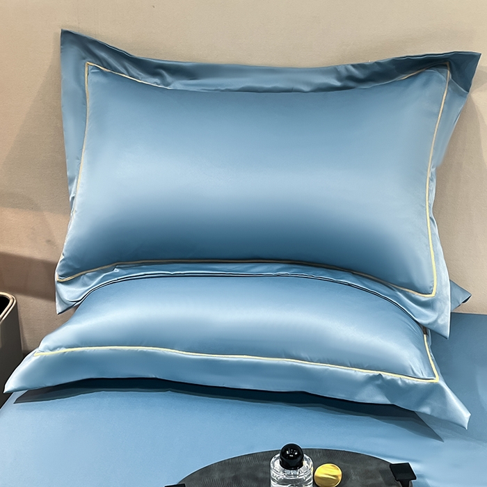 91家纺网 家纺一手货源 找家纺 露梦家纺 2025外贸内销跨境电商亚马逊速卖通单床笠三件套欧美尺寸多多跨境平台TEMU SHEIN笠高30cm 极简-冰蓝