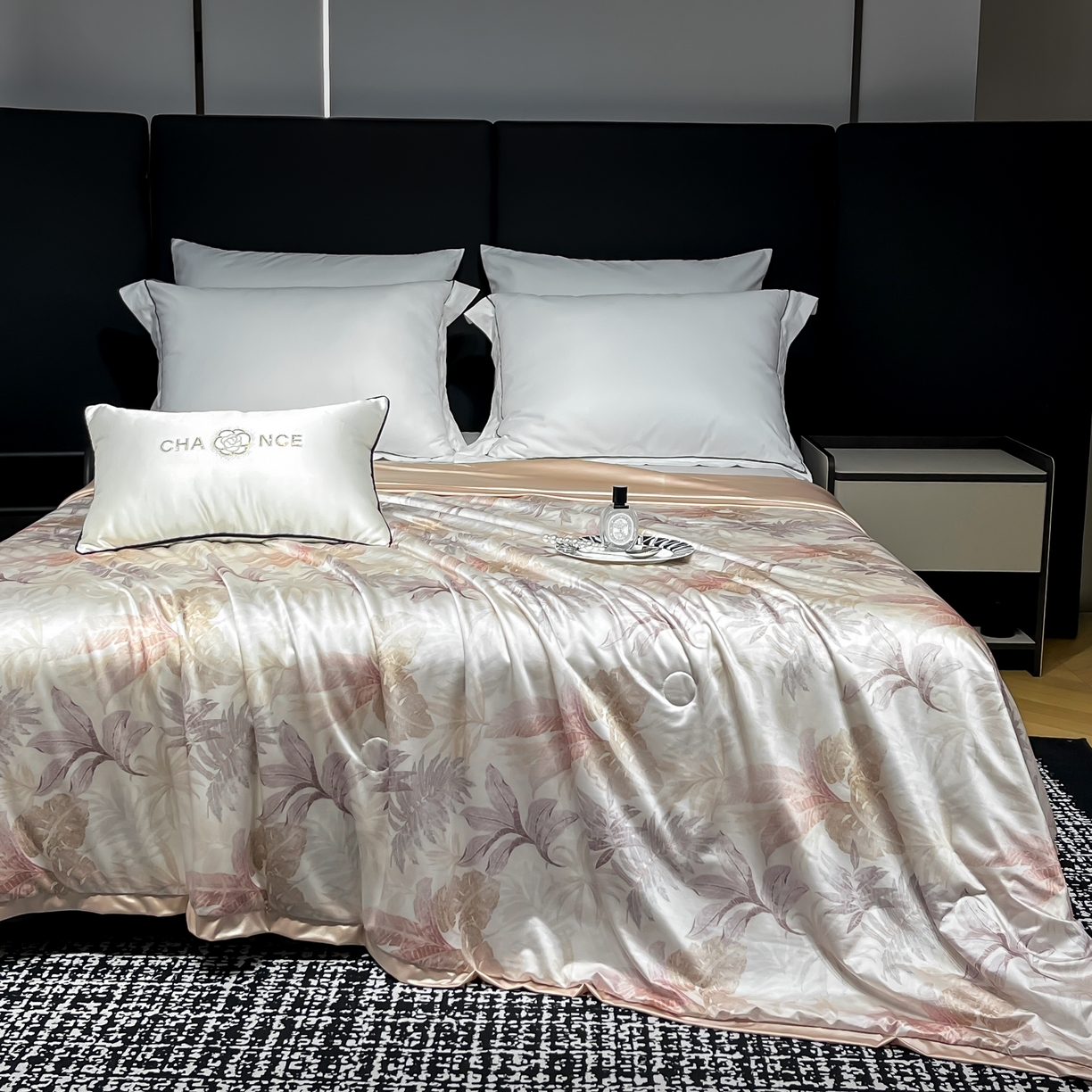 91家纺网 家纺一手货源 找家纺 （总）小芽家居 2025新款水光缎臻享夏被夏凉被空调被