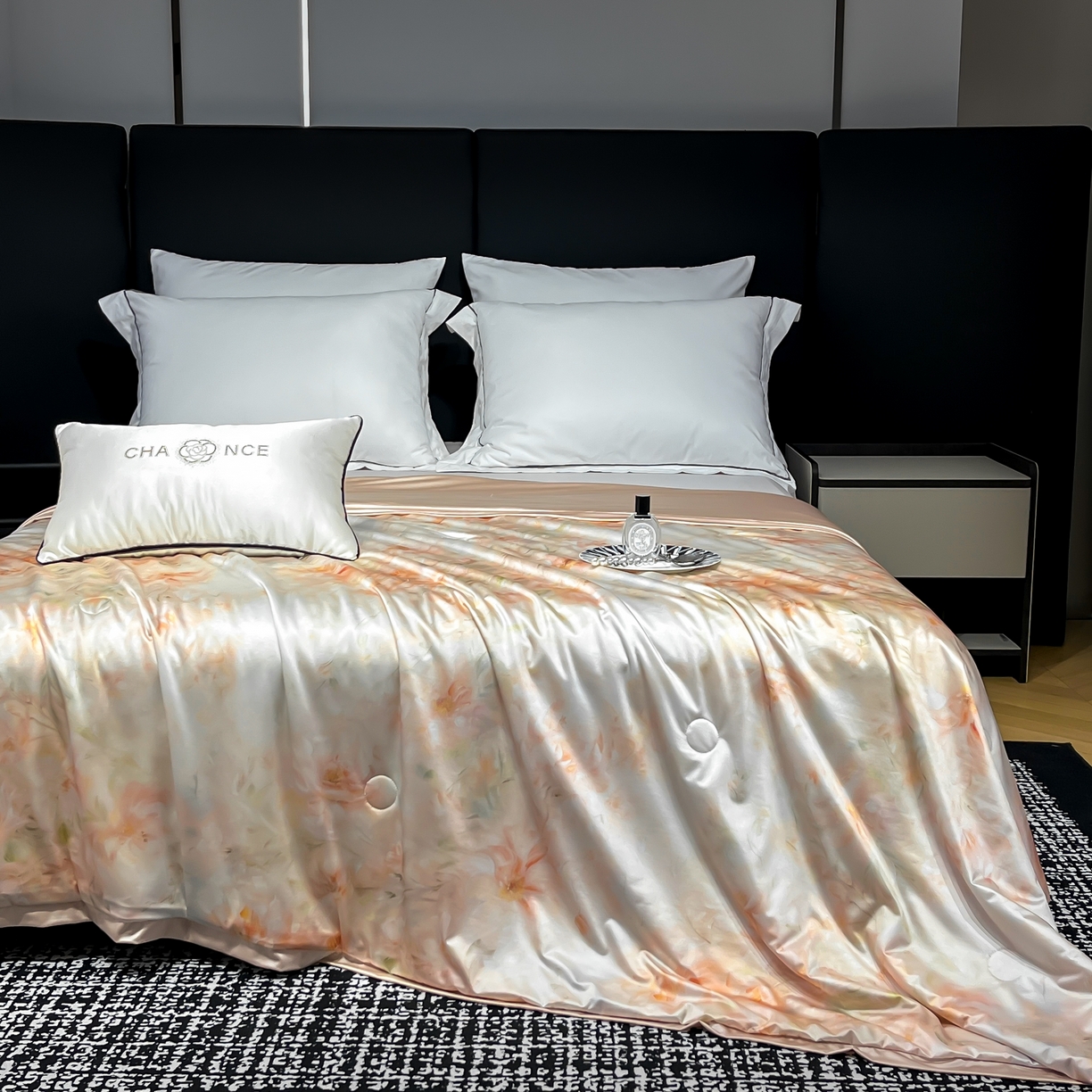 91家纺网 家纺一手货源 找家纺 （总）小芽家居 2025新款水光缎臻享夏被夏凉被空调被