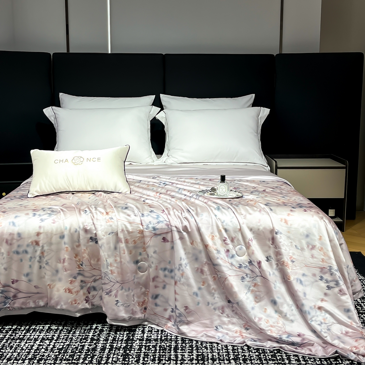 91家纺网 家纺一手货源 找家纺 （总）小芽家居 2025新款水光缎臻享夏被夏凉被空调被