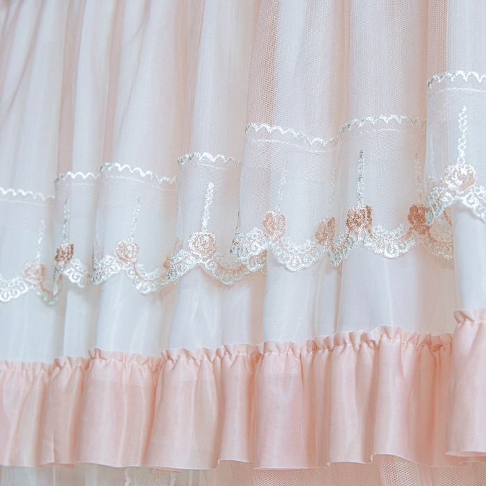 91家纺网 家纺一手货源 找家纺 梦尔佳蚊帐 2025新款导轨蚊帐（855型号）双层吕合金弯头带风扇杆 温馨藕玉-双层