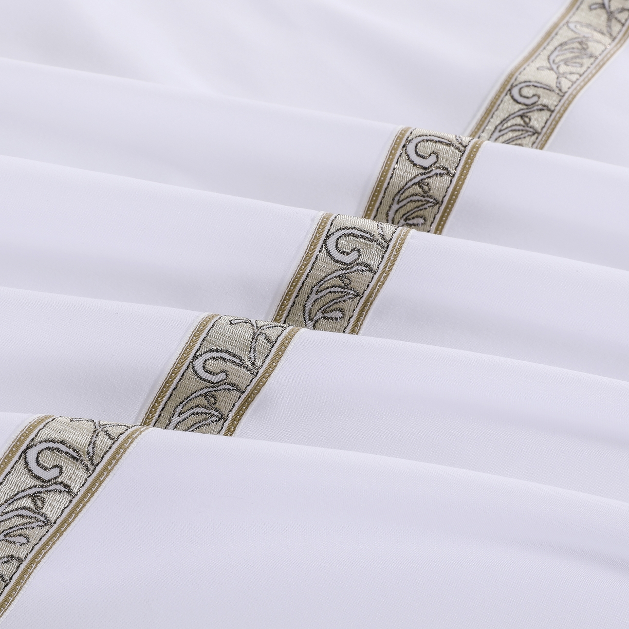 91家纺网 家纺一手货源 找家纺 三俏家纺 2025年酒店布草 140g磨毛高仿棉星级酒店宾馆民宿磨毛纯白三件套四件套 复古灰