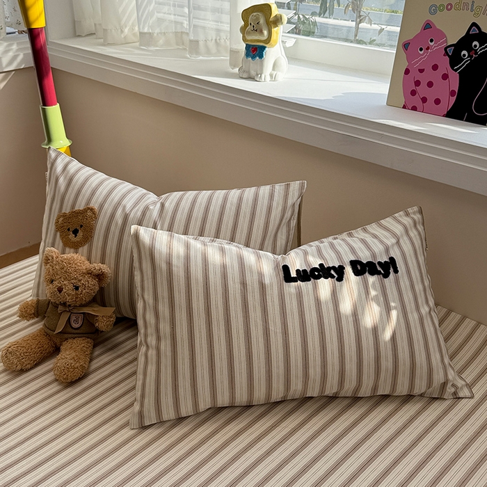 91家纺网 家纺一手货源 找家纺 蓝邻家纺 2025春夏新款全棉纯棉老粗布刺绣床笠凉席席子 可可狗