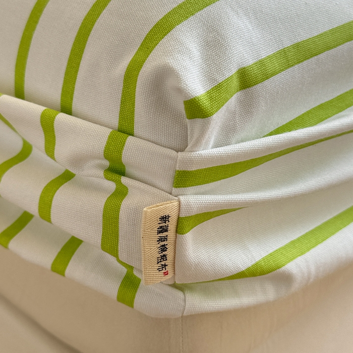 91家纺网 家纺一手货源 找家纺 蓝邻家纺 2025春夏新款全棉纯棉老粗布刺绣床笠凉席席子 喵咪日记