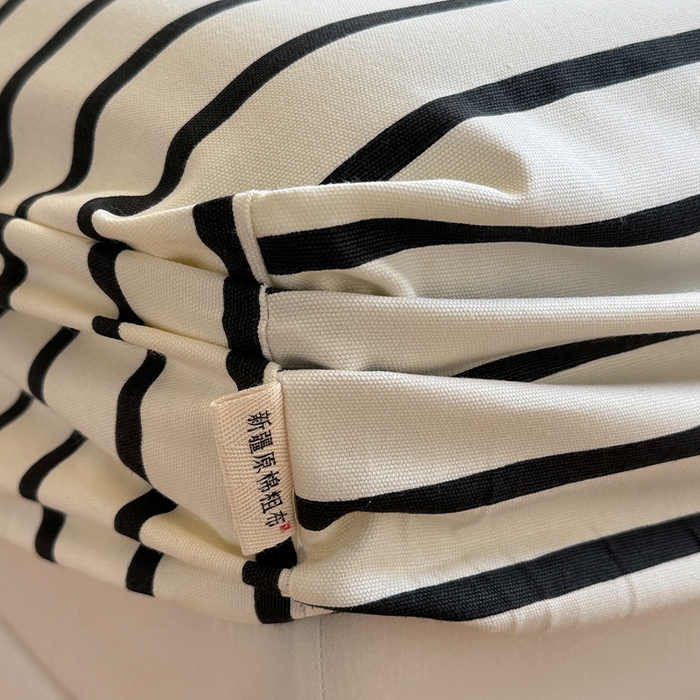 91家纺网 家纺一手货源 找家纺 蓝邻家纺 2025春夏新款全棉纯棉老粗布刺绣床笠凉席席子 甜甜圈