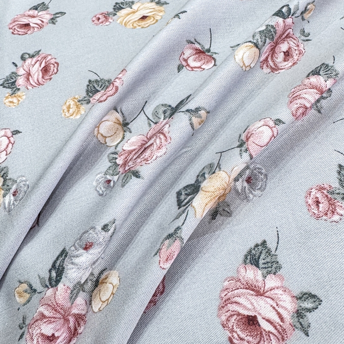 91家纺网 家纺一手货源 找家纺 红日子纺织品 2025新款50s全棉纯棉印花四件套 花念安-咖