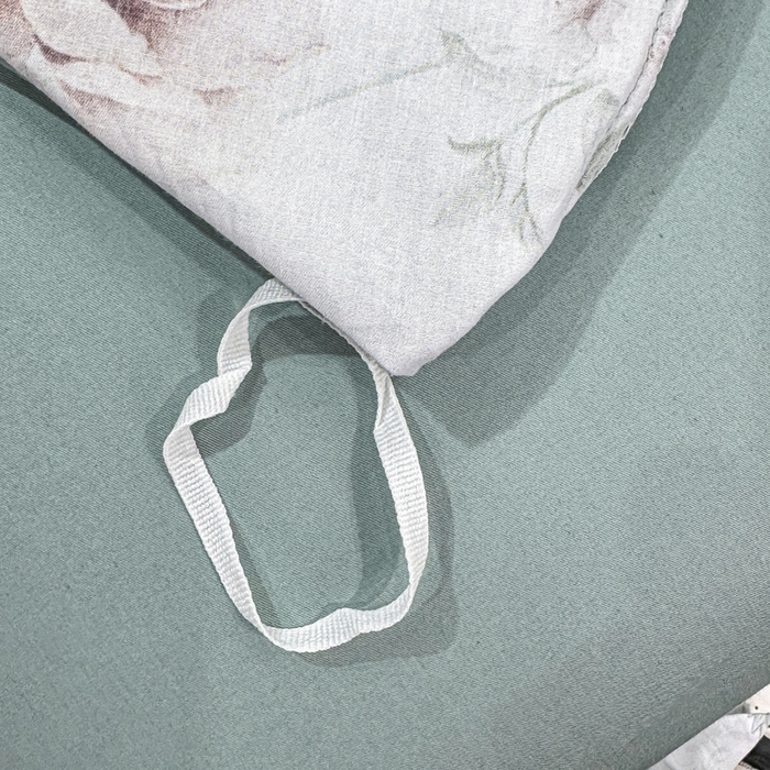 91家纺网 家纺一手货源 找家纺 红日子纺织品 2025新款50s全棉纯棉印花四件套 罗莉莎-绿