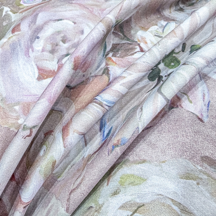 91家纺网 家纺一手货源 找家纺 红日子纺织品 2025新款50s全棉纯棉印花四件套 陌上繁花-粉