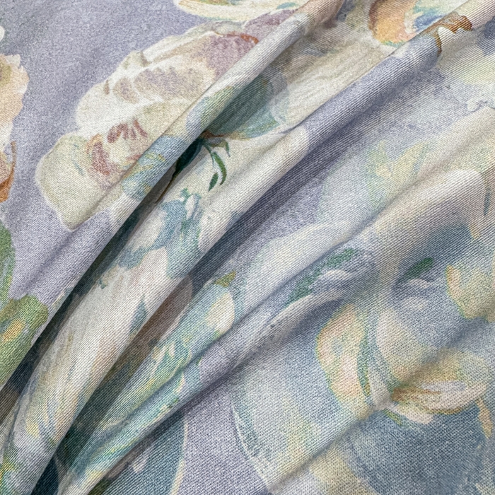 91家纺网 家纺一手货源 找家纺 红日子纺织品 2025新款50s全棉纯棉印花四件套 陌上繁花-兰