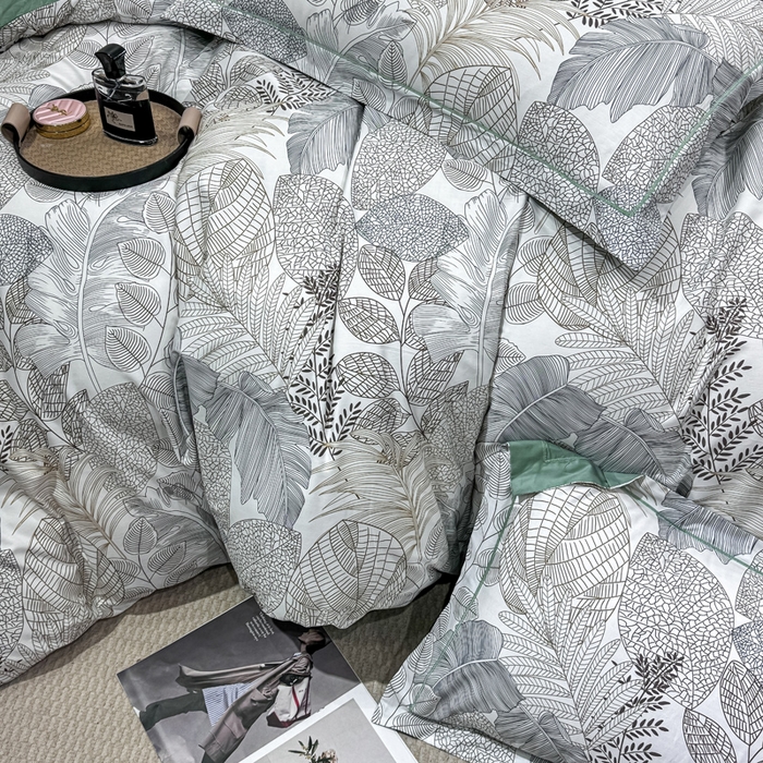 91家纺网 家纺一手货源 找家纺 红日子纺织品 2025新款50s全棉纯棉印花四件套 森曼-黄