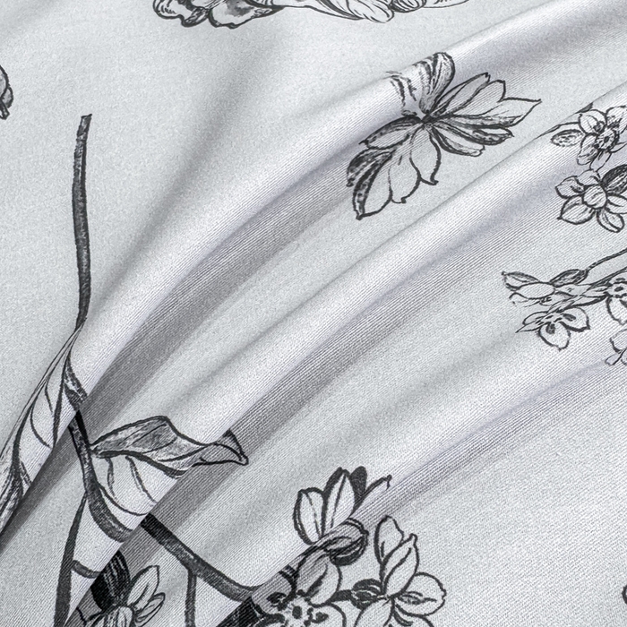 91家纺网 家纺一手货源 找家纺 红日子纺织品 2025新款50s全棉纯棉印花四件套 璎珞-绿